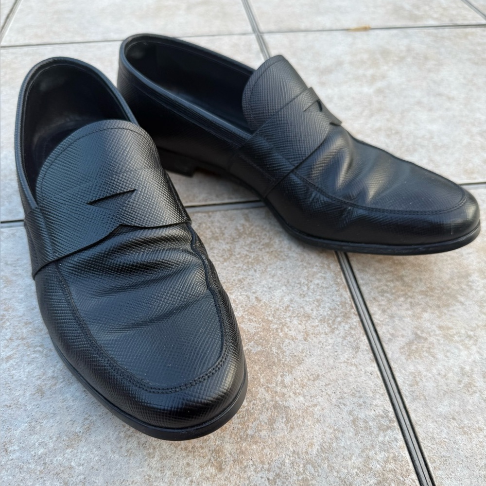 Prada Saffiano leather penny loafers - Picture 12 of 14